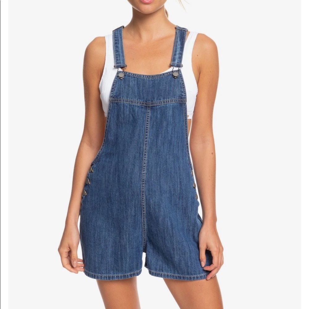 🛒✨NWT Roxy denim romper - Picture 2 of 11